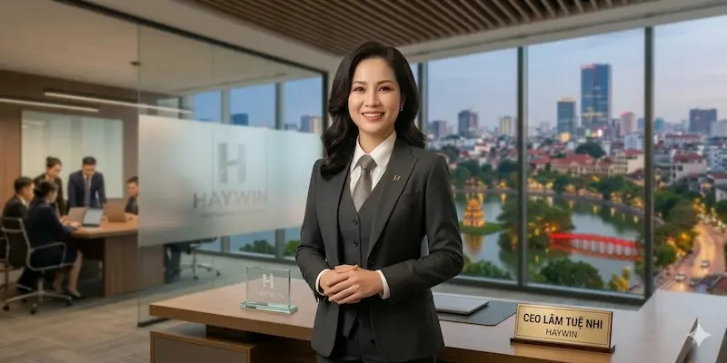 Nữ tướng CEO Lâm Tuệ Nhi của nhà cái Haywin