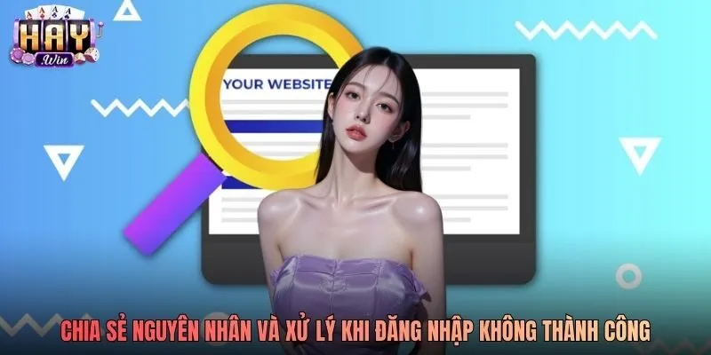 Chia sẻ nguyên nhân và xử lý khi đăng nhập không thành công